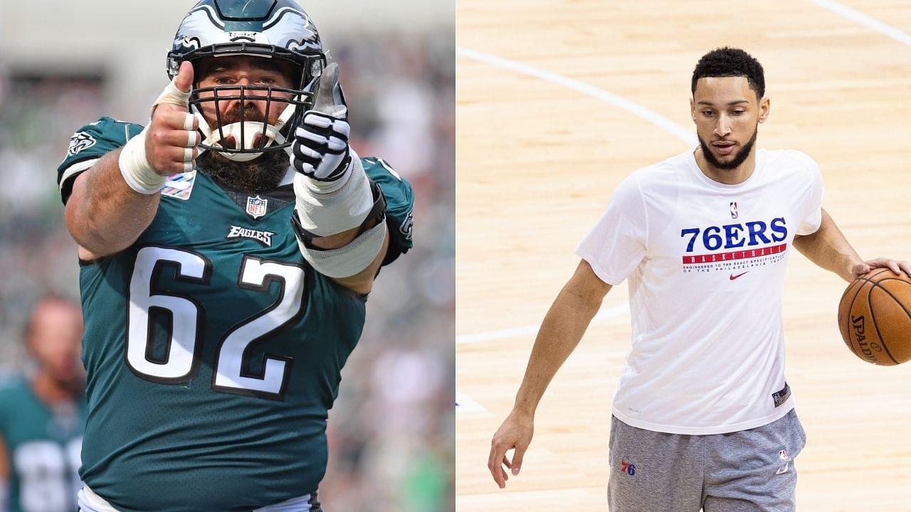 "Ben Simmons needs to own up to his mistakes and fix some free throws": Former Super Bowl champion Jason Kelce sends out a powerful message to the Sixers point guard