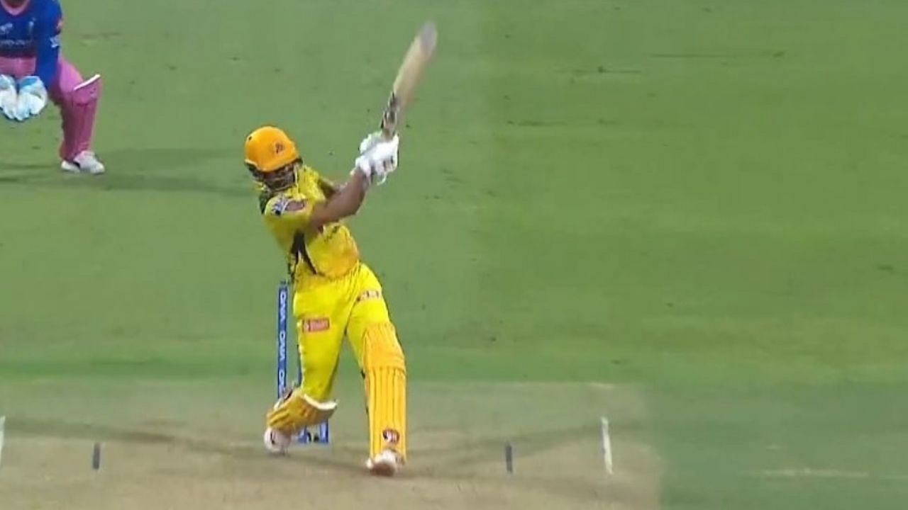 Ruturaj Gaikwad century six: CSK's Gaikwad hits last-ball six to score ...