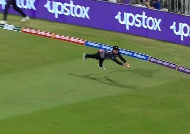 "Unreal catch": Devon Conway's airborne catch to dismiss Mohammad Hafeez impresses Harbhajan Singh