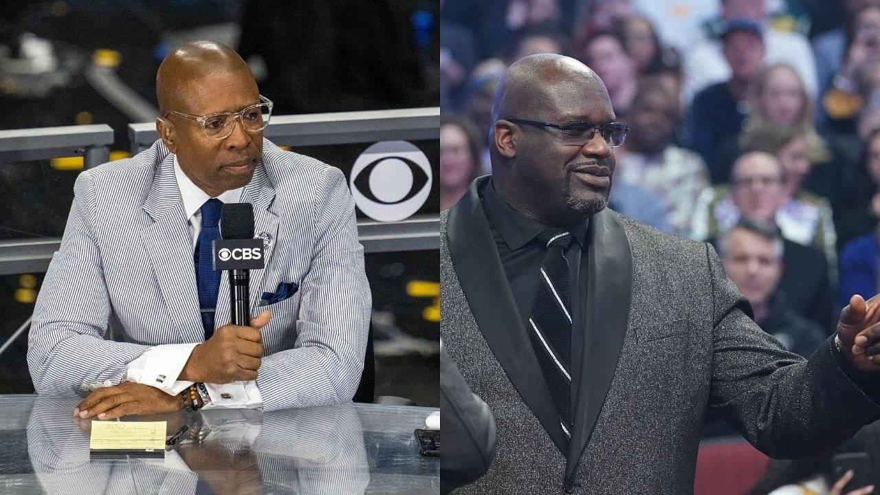 "Underdog, put that on a t-shirt!": Shaquille O'Neal lost all control, couldn't stop laughing at a meme about Kenny Smith and a dog