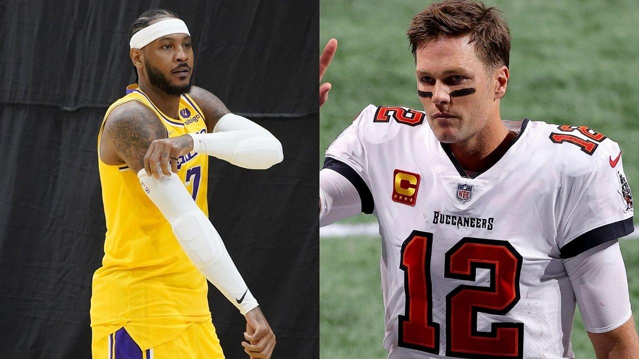 "Tom Brady Has An Offensive Line! I Ain't Playing Until 50!": Carmelo Anthony Doesn't Think He Can Match Bucs QB's Longevity, But Isn't Considering Retirement Just Yet