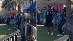 Dhoni Pant wicket-keeping: MS Dhoni shares wicket-keeping tips with Rishabh Pant in India-Australia warm-up match