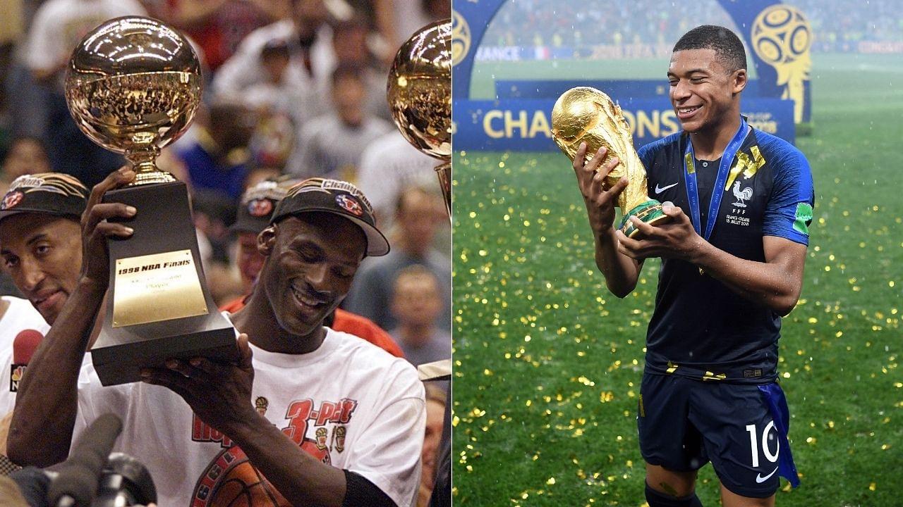 “There can be only one Michael Jordan”: Football megastar Kylian Mbappe reveals in being awe of the Bulls GOAT while dishing out some huge praises  