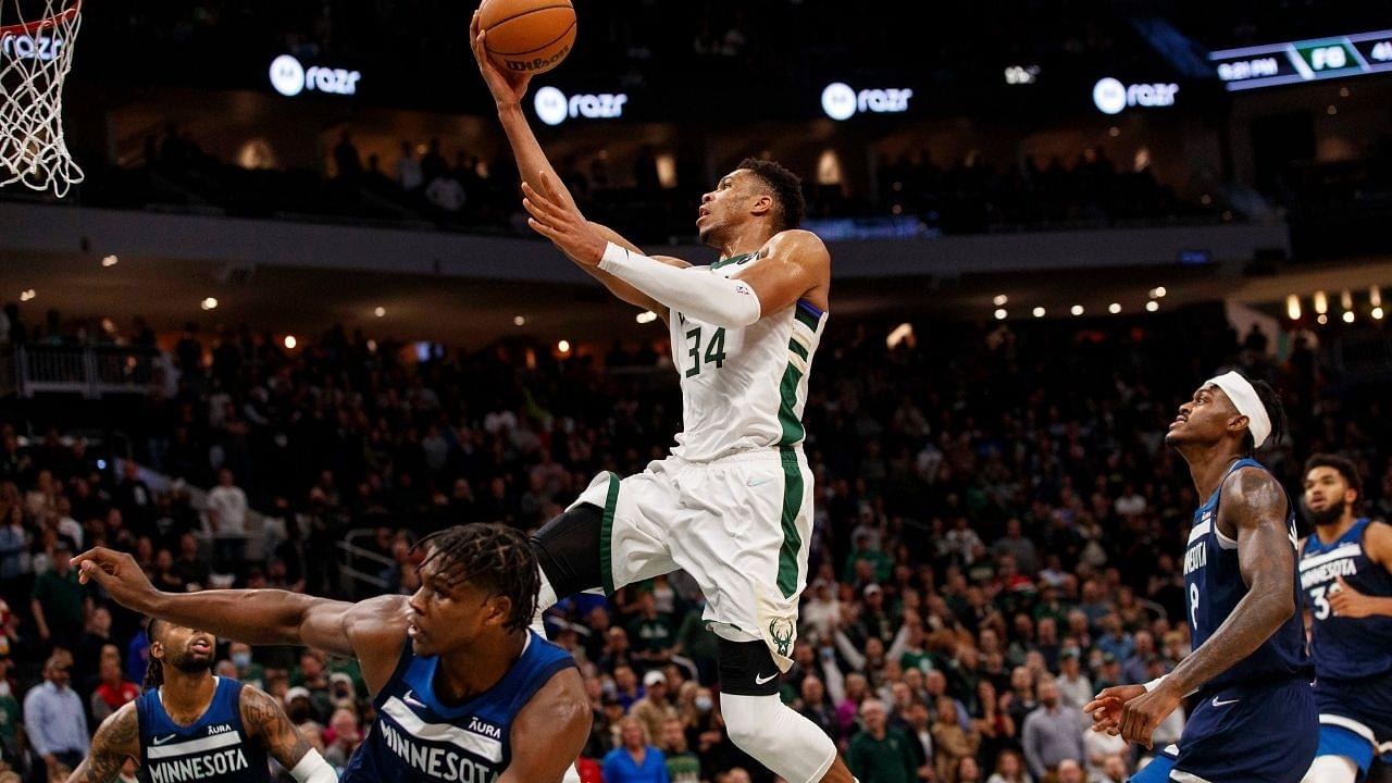 "Giannis Antetokounmpo just can't f**kin' be stopped, man!": Anthony Edwards delivers a shocking statement on the Bucks star despite recent win against reigning champions