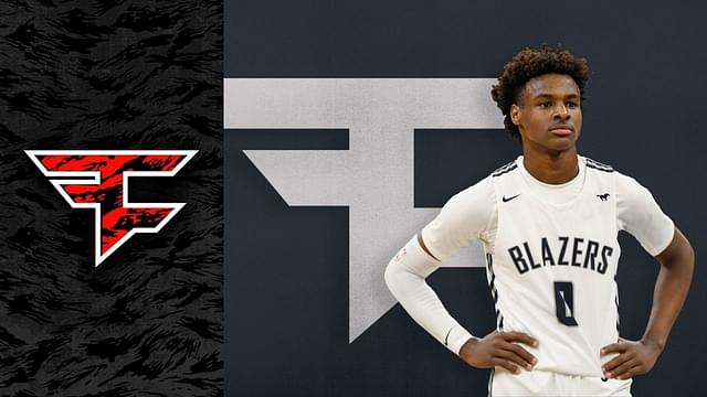 Bronny James ambassador of Faze