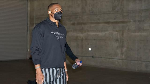 "Russell Westbrook wins the poll for the best-dressed player on Lakers roster": The former MVPs outfits get a thumbs up from Anthony Davis and Carmelo Anthony