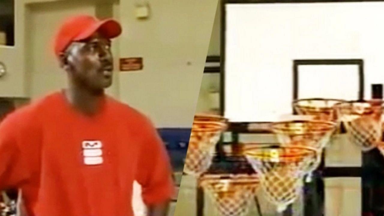 "With a basketball in his hand, there is no hoop Michael Jordan can't score in!": The Bulls legend is the only one who could ever make it to 9 hoops on this Japanese Game Show
