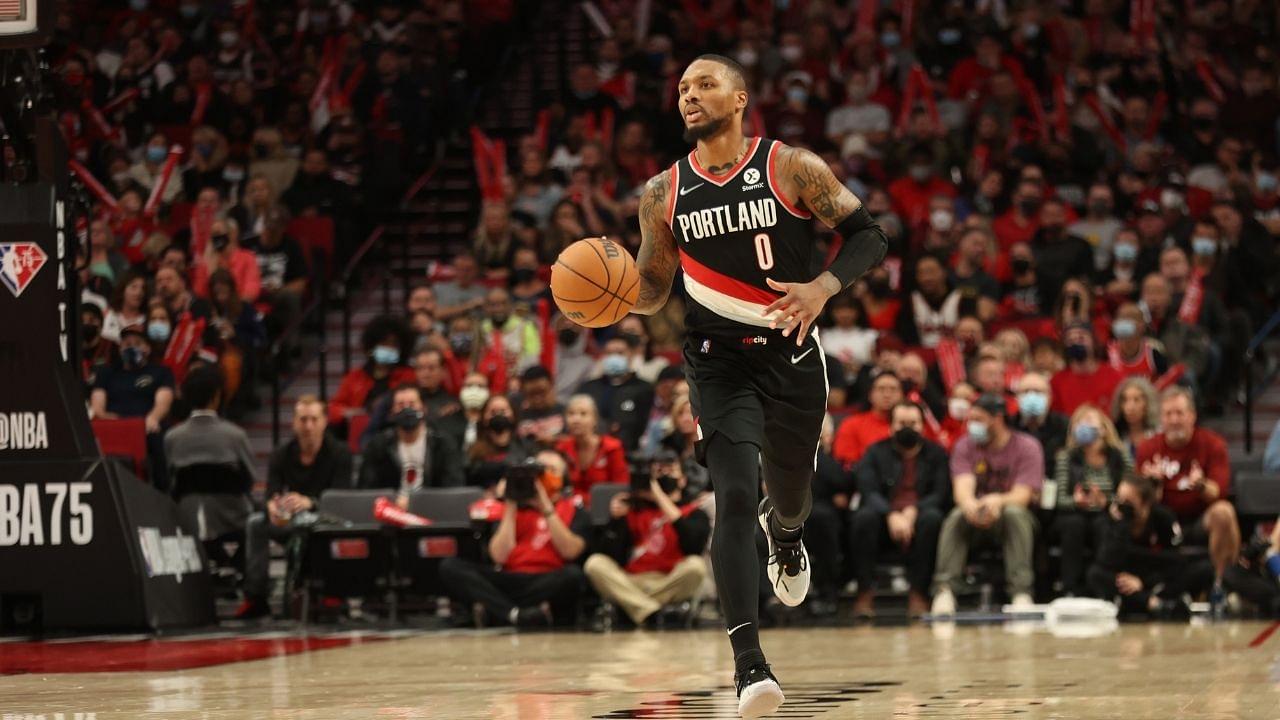 "What did the 9 years say to the 4 games?": Blazers' Damian Lillard reacts to the stats showing his slow start to the 2021-22 season
