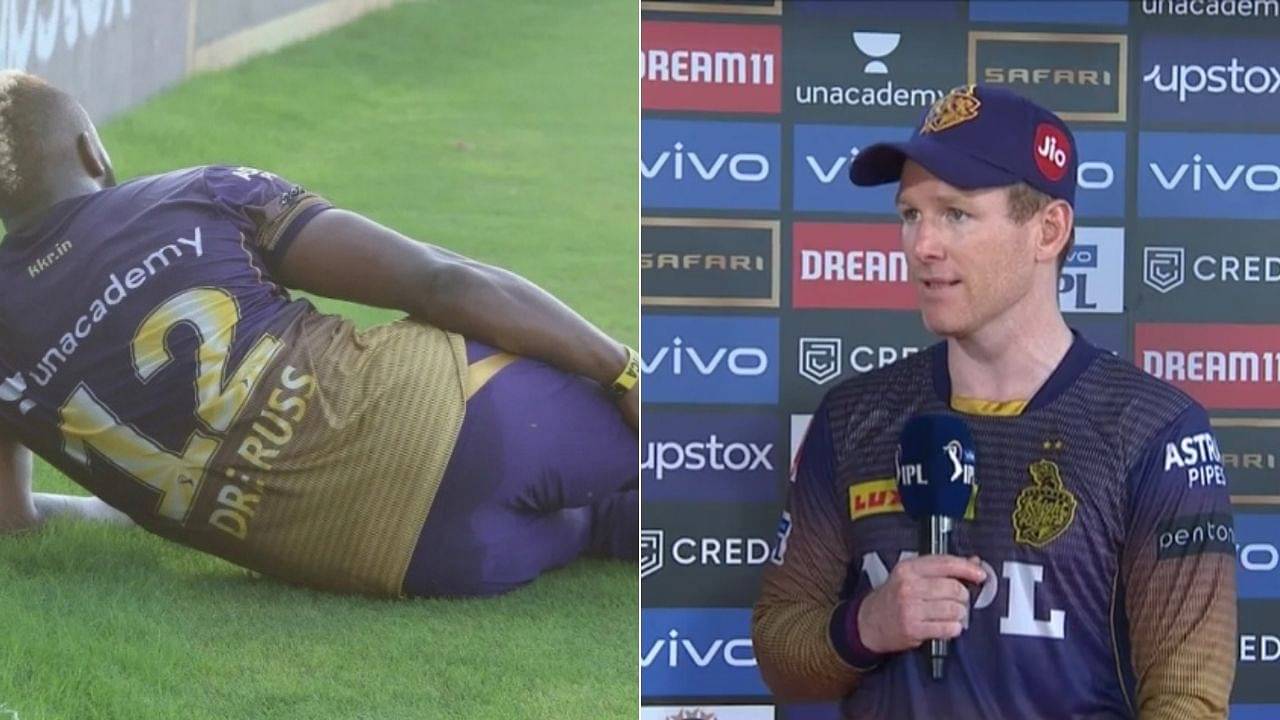 Andre Russell injury update: KKR captain Eoin Morgan provides massive injury update about Andre Russell ahead of playoffs 2021