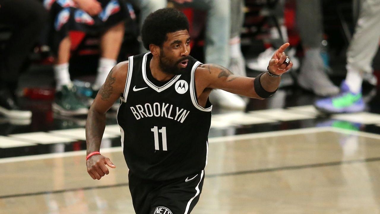 “Is Kyrie Irving finally going to be playing for Brooklyn?!”: NBA Twitter blows up as the Nets guard posts a video wearing his sneakers amid his playing eligibility rumors