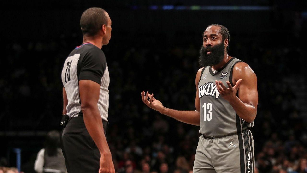 “Wasn’t aggressive before, now I’m being aggressive”: James Harden shoots a whopping 19 free throws and reacts to finally breaking through the NBA’s foul rules.