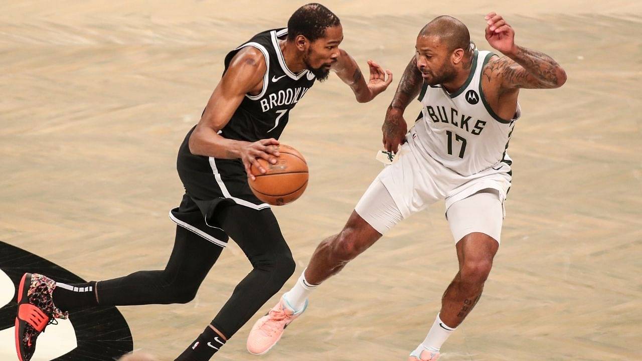 “I was tricking myself because Kevin Durant was killing me”: PJ Tucker speaks on his mindset while guarding the Nets superstar, revealing how he kept going even after KD scored 50 on him