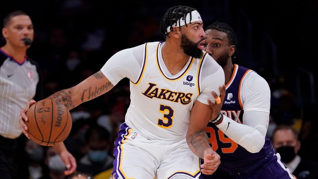“Anthony Davis dressed up as something he’s not for Halloween: a center”: NBA reporter pokes fun at the Lakers superstar finally starting at center against Rockets