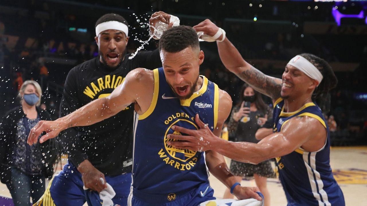 "I played like trash... But if we can win a game like that... that's a good omen for us!": Warriors' Stephen Curry records a triple-double as Warriors' take Opening Night Game against LeBron James and the Lakers