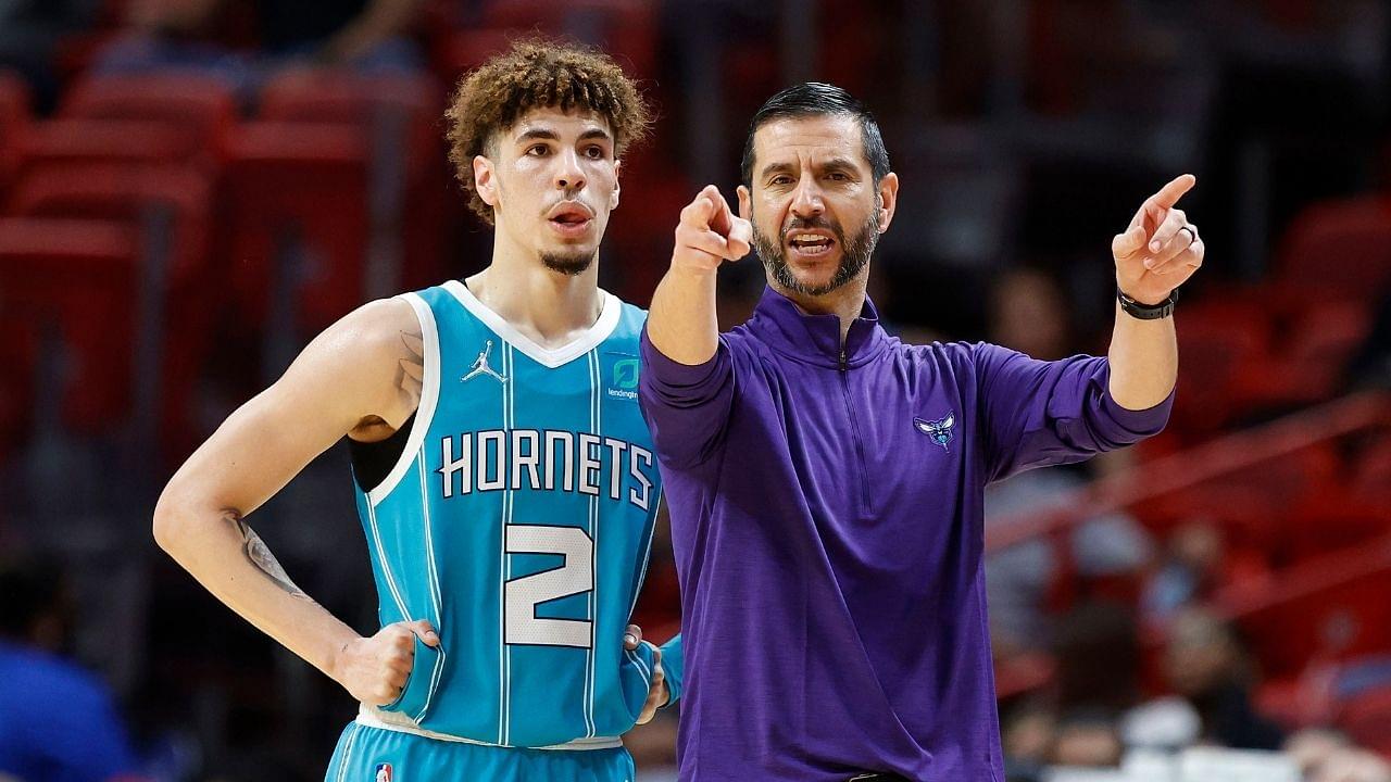 "That is a nasty pass, LaMelo Ball!": Hornets star shows off an incredible shovel pass to bamboozle the Heat's elite defense