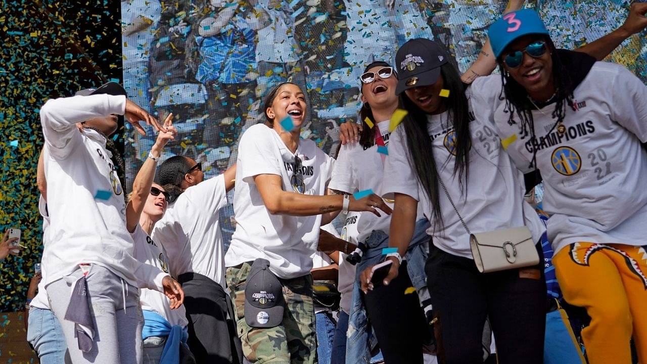 "Big turnout for Chicago Sky WNBA championship parade today!": Clay Travis slyly mocks Candace Parker and co for demanding that WNBA and NBA players be equally paid