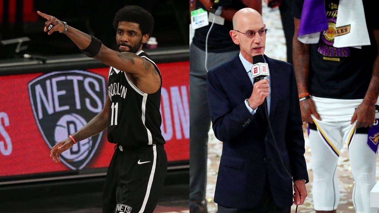 "I hope Kyrie gets vaccinated because I love to see him play basketball": NBA commissioner Adam Silver breaks his silence on the Nets stars' anti-vaccination controversy
