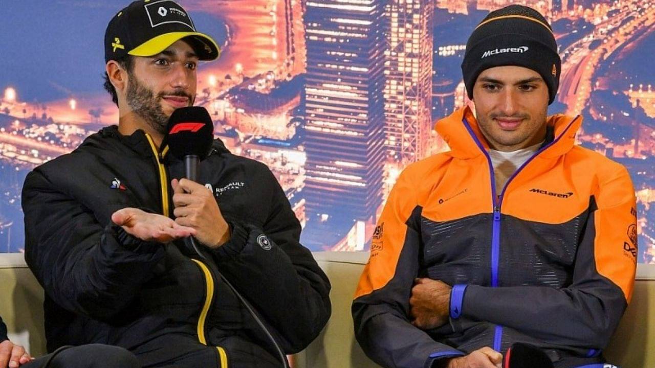 "I'm happy to be dirty": Daniel Ricciardo's cheeky reply to 'dirty' driving accusation by Carlos Sainz