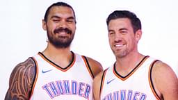 “Steven Adams and Nick Collison had the manliest handshake”: How the former OKC Thunder stars hilariously bombed video while shaking hands