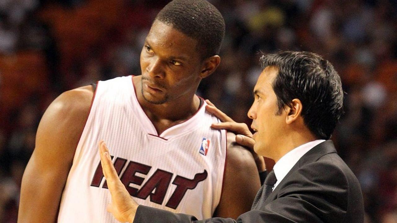 "Chris Bosh could have kept playing until he was 40": Erik Spoelstra explains how the Heat legend would've still thrived in the league if not for his career-ending injury