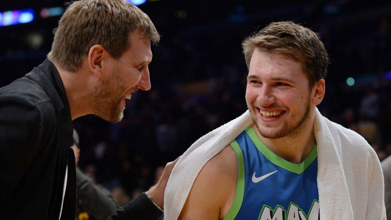 “I went through my phone once and saw 150 Luka Doncic selfies”: When Dirk Nowitzki narrated a story highlighting the Mavs guard’s playful side