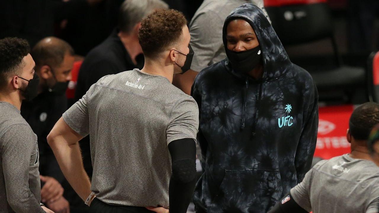"Kevin Durant will play all day if you let him": Blake Griffin gushes over how his Nets co-star obsesses about the NBA and basketball all day long