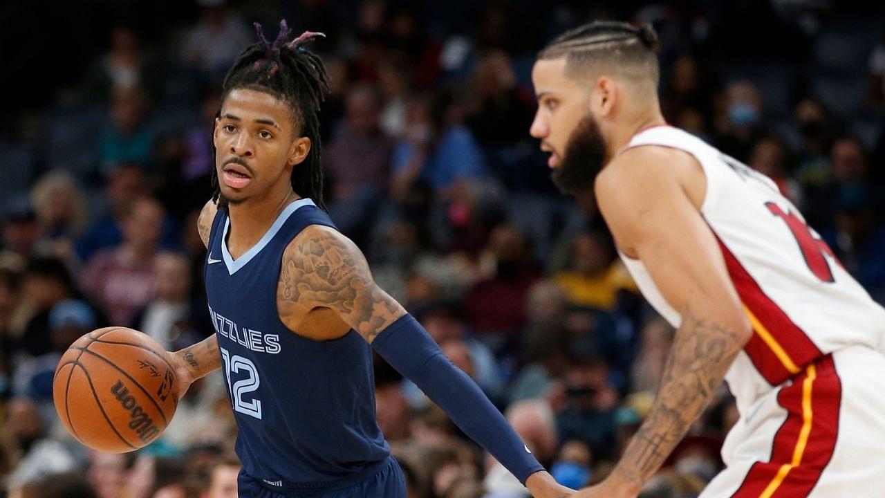 "How is Ja Morant doing better than Giannis here?!": NBA Twitter uncovers shocking statline highlighting the dominance of the Grizzlies star this season