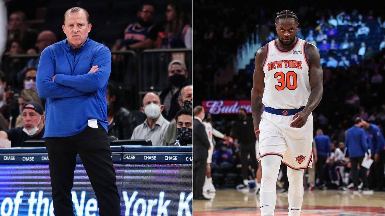 "Tom Thibodeau will kill me if he sees this, but he's really soft, man!": Julius Randle relishes talking about his Knicks head coach on the JJ Redick Podcast