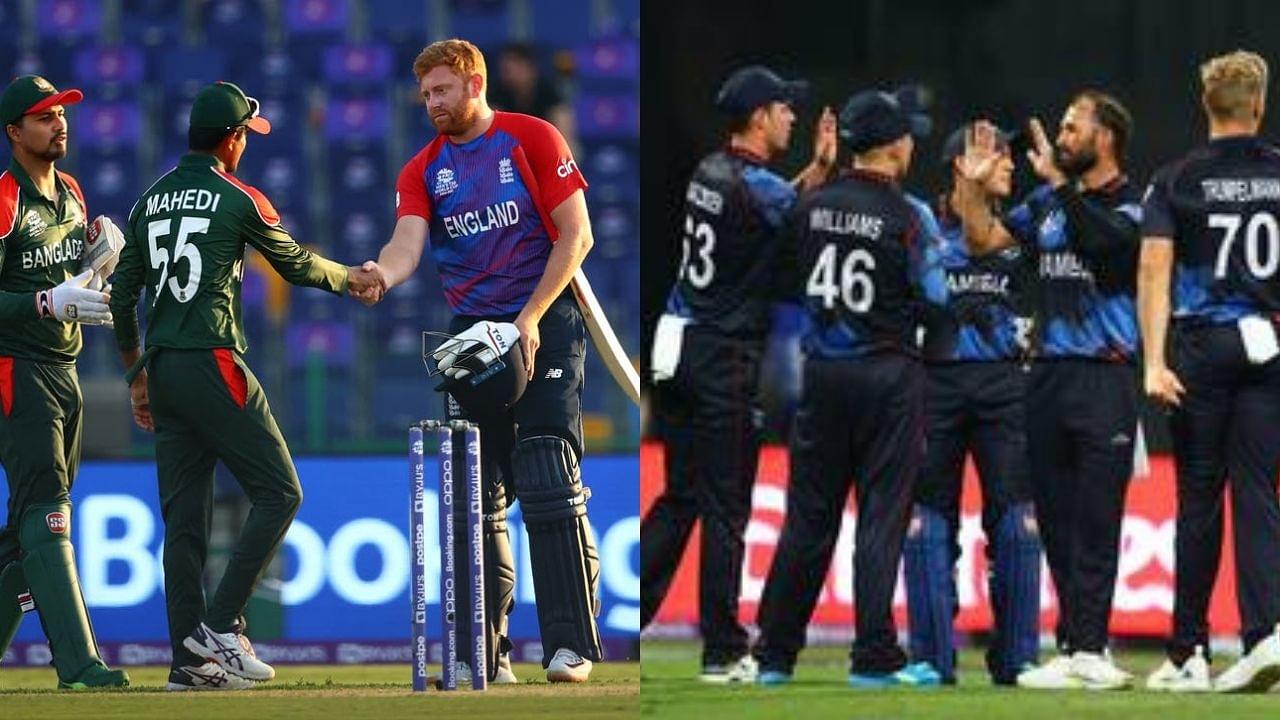 Who won yesterday T20 match: Who won Wednesday's England vs Bangladesh and Scotland vs Namibia T20 World Cup match