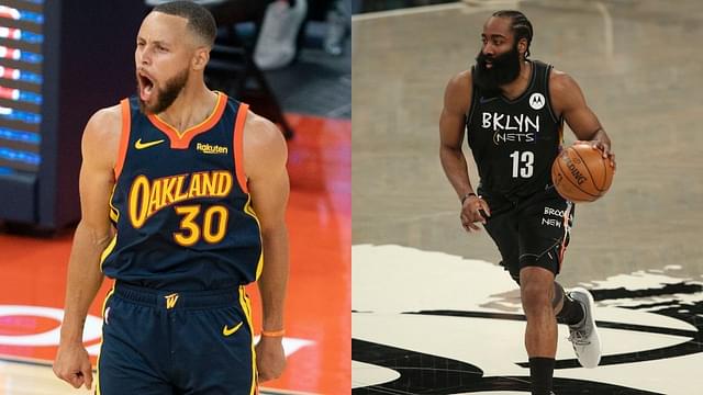 “James Harden could make 800 3s straight and still not be better than Steph Curry”: Incredibly telling stat showcases just how much greater the Warriors superstar is at shooting than everybody else