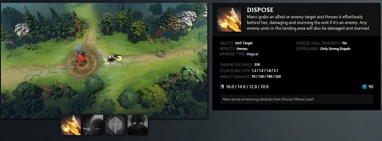 Marci Dota 2 hero released: Ability pool, talents and possible position