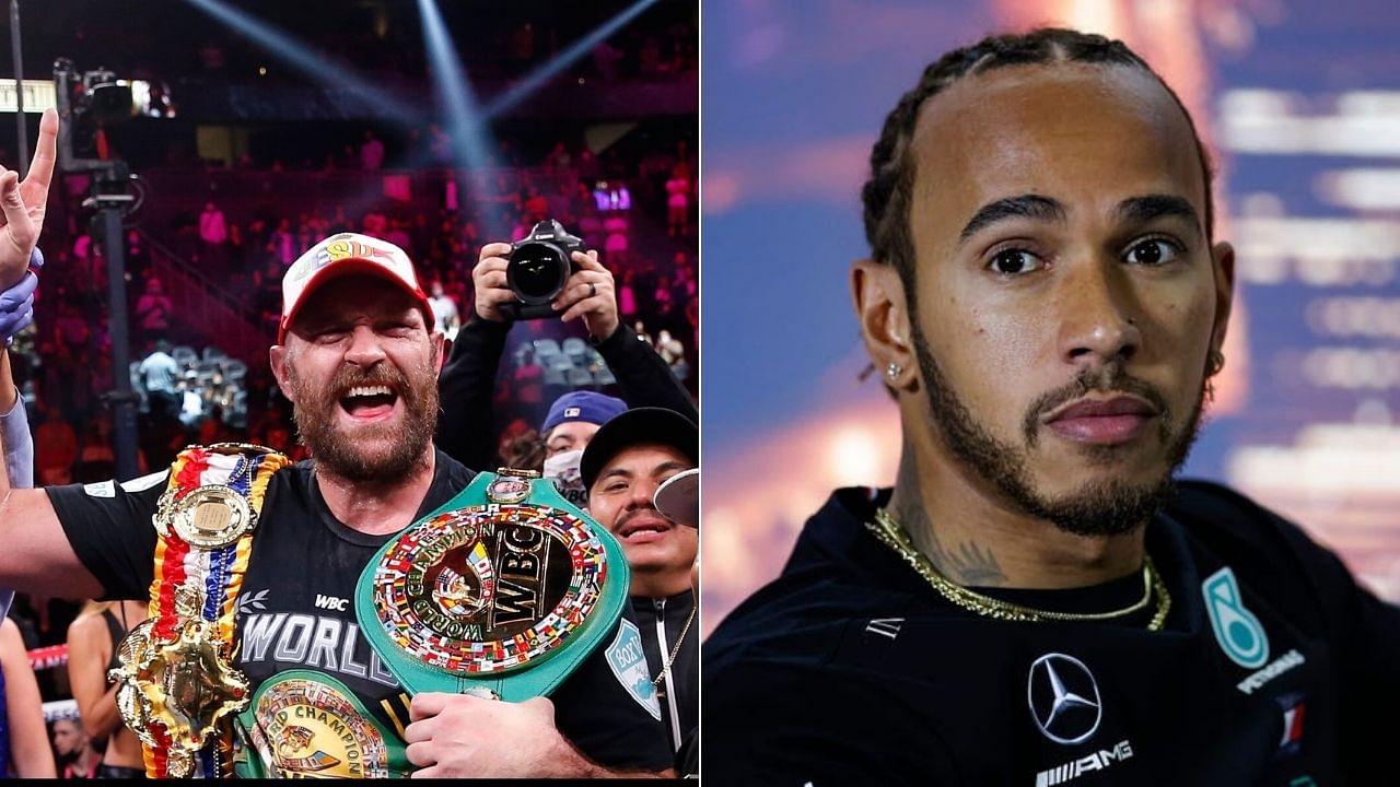 "No matter what he's said about me, I have huge respect"– Lewis Hamilton congratulates his compatriot Tyson Fury despite latter alleging seven-time world champion avoiding taxes in UK
