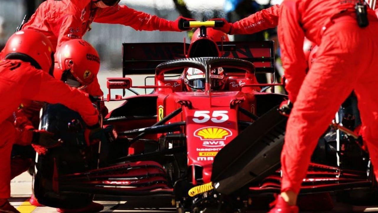 "The pitstop, well, unfortunate again"– Carlos Sainz wants Ferrari to analyze sloppy pitstops which apparently cost them several key points this season