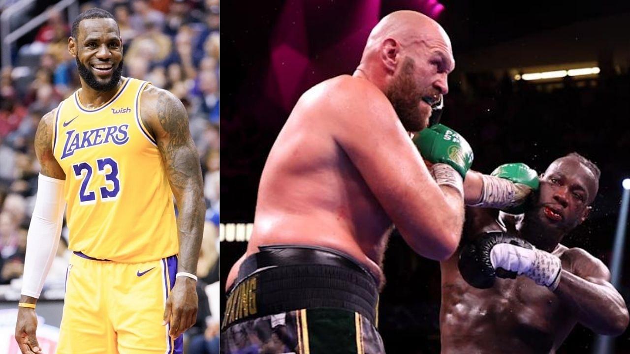 “HELLUVA FIGHT!!! CLASSIC”: LeBron James and other NBA stars react to the WBC Heavyweight Title match between Tyson Fury and Deontay Wilder