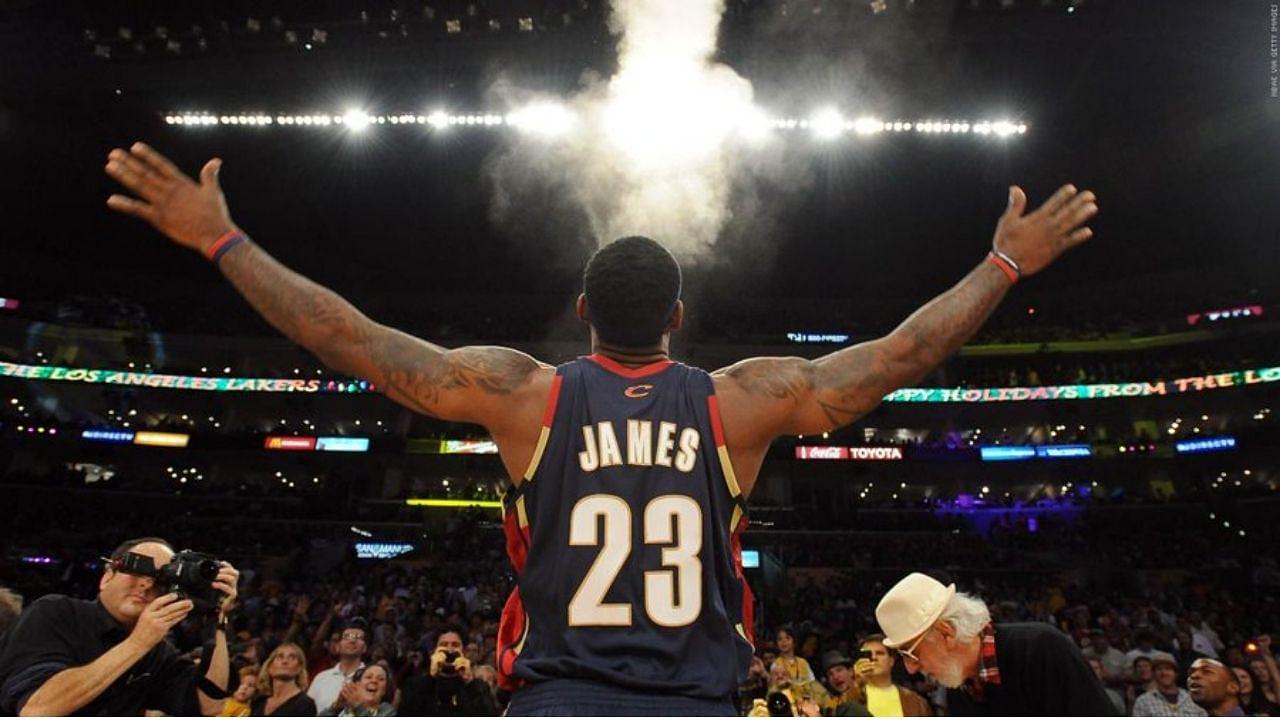 LeBron James chalk toss: Why and when did Lakers superstar begin his pre-game chalk toss ritual?