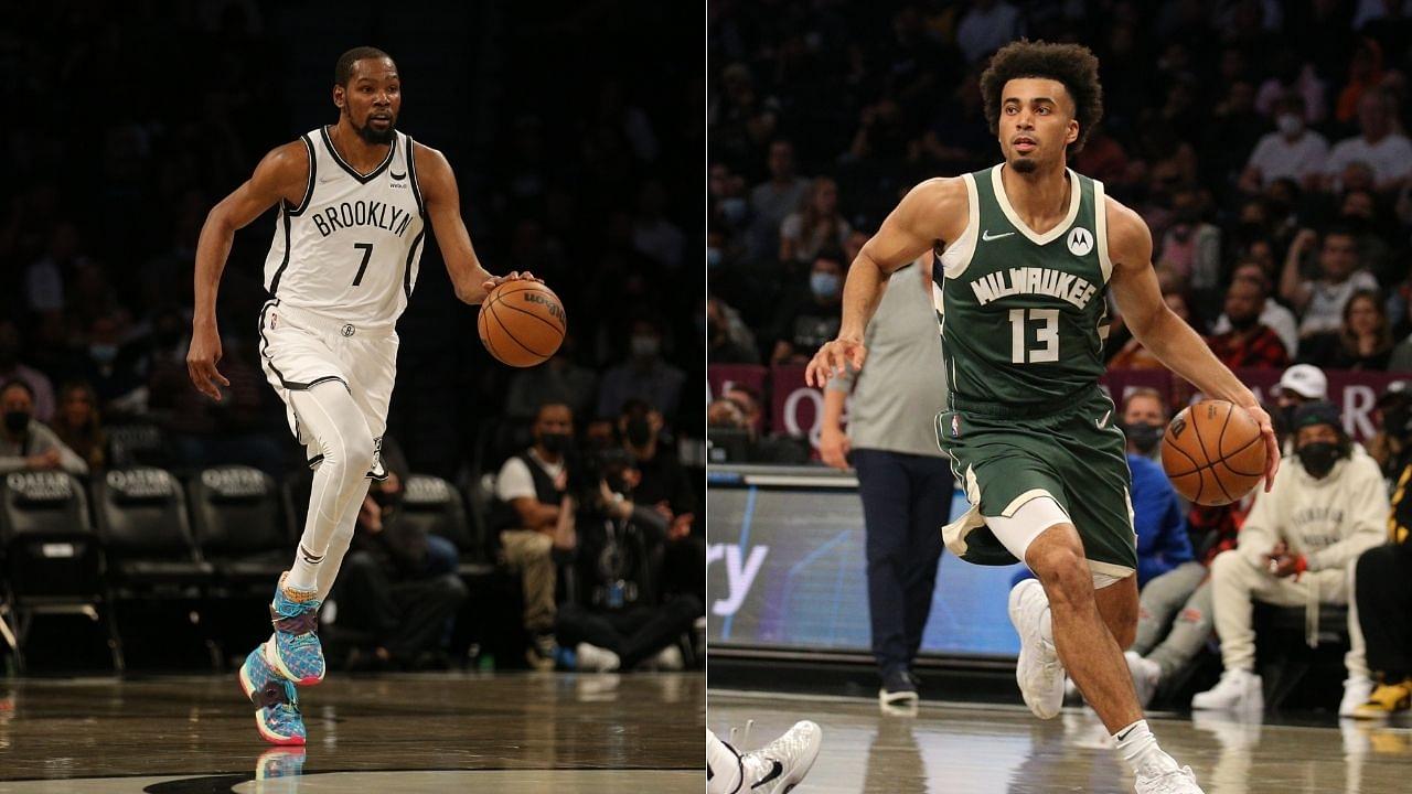 “They really had Kevin Durant and Jordan Nwora as the ‘key matchup’”: NBA Twitter is left stunned after a graphic showed the Nets star and Bucks forward as the ‘key matchup’