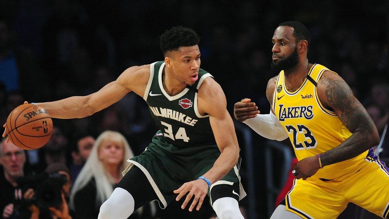 "To Giannis, aka The Greek Freak, continue to strive for greatness": The Bucks superstar talks about the Lakers jersey of LeBron James he has framed in his house that includes a special message