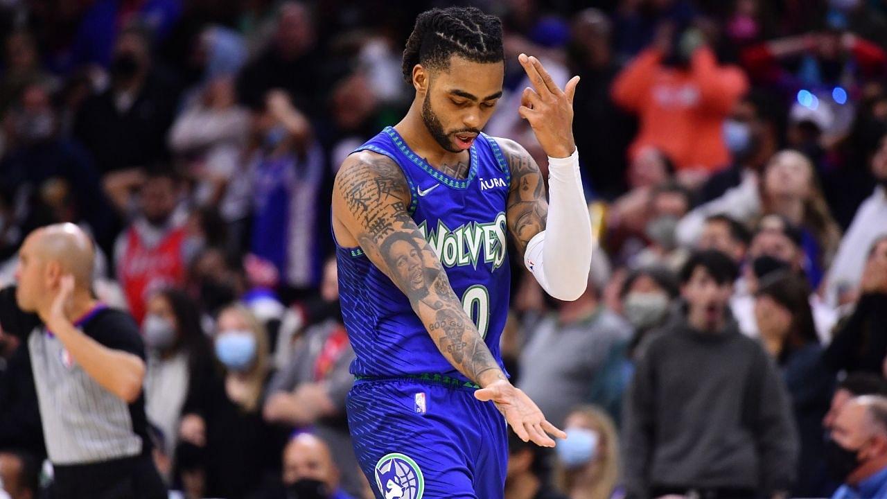 “D’Angelo Russell has been the most slept on player in the league”: NBA Twitter lauds the Wolves star amid his sensational recent performances