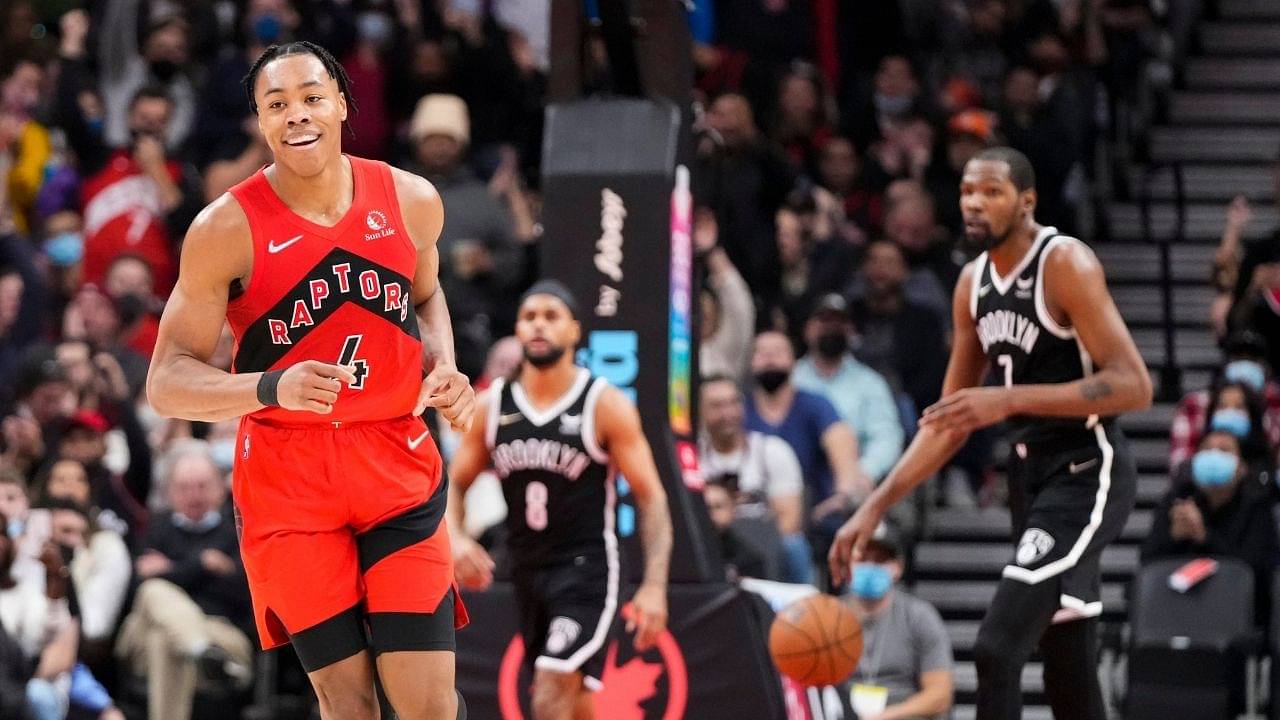 "Scottie Barnes can't be that young, man!": Nets star Kevin Durant is in disbelief at the maturity of the Raptors rookie despite grabbing the win in their most recent game