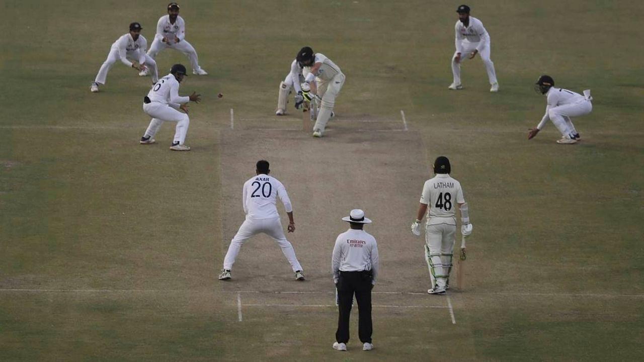 How many overs left in IND vs NZ Day 5: What is the highest 4th innings score in Kanpur?