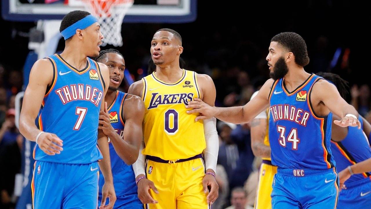 "Russell Westbrook, it's disrespectful to look at your phone during an entire postgame interview": Lakers reporter calls out Russ for cavalier attitude with media after getting blown out at Staples Center by Timberwolves