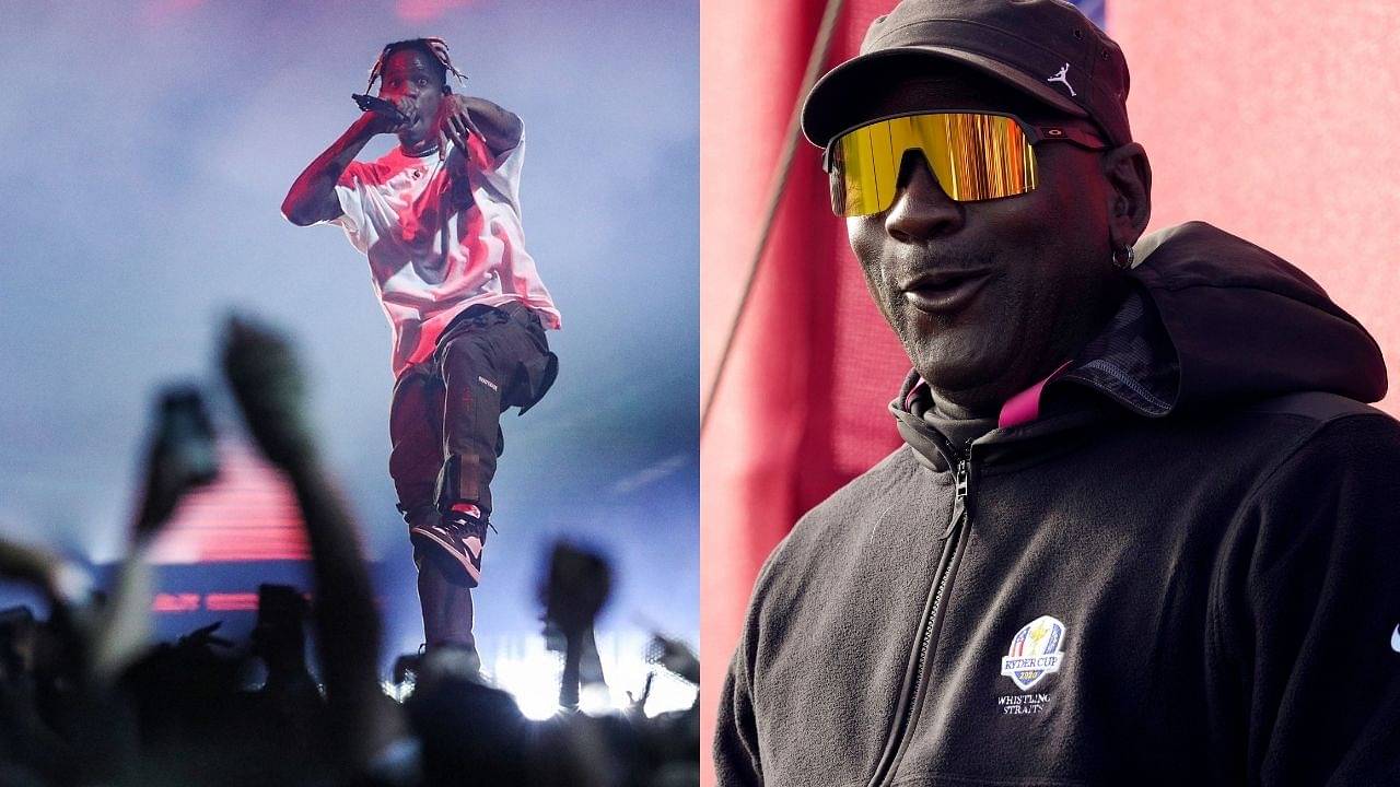 "Travis Scott was recently captured golfing with Michael Jordan and Mark Wahlberg": The American rapper makes his first public appearance since the Astroworld Festival Tragedy