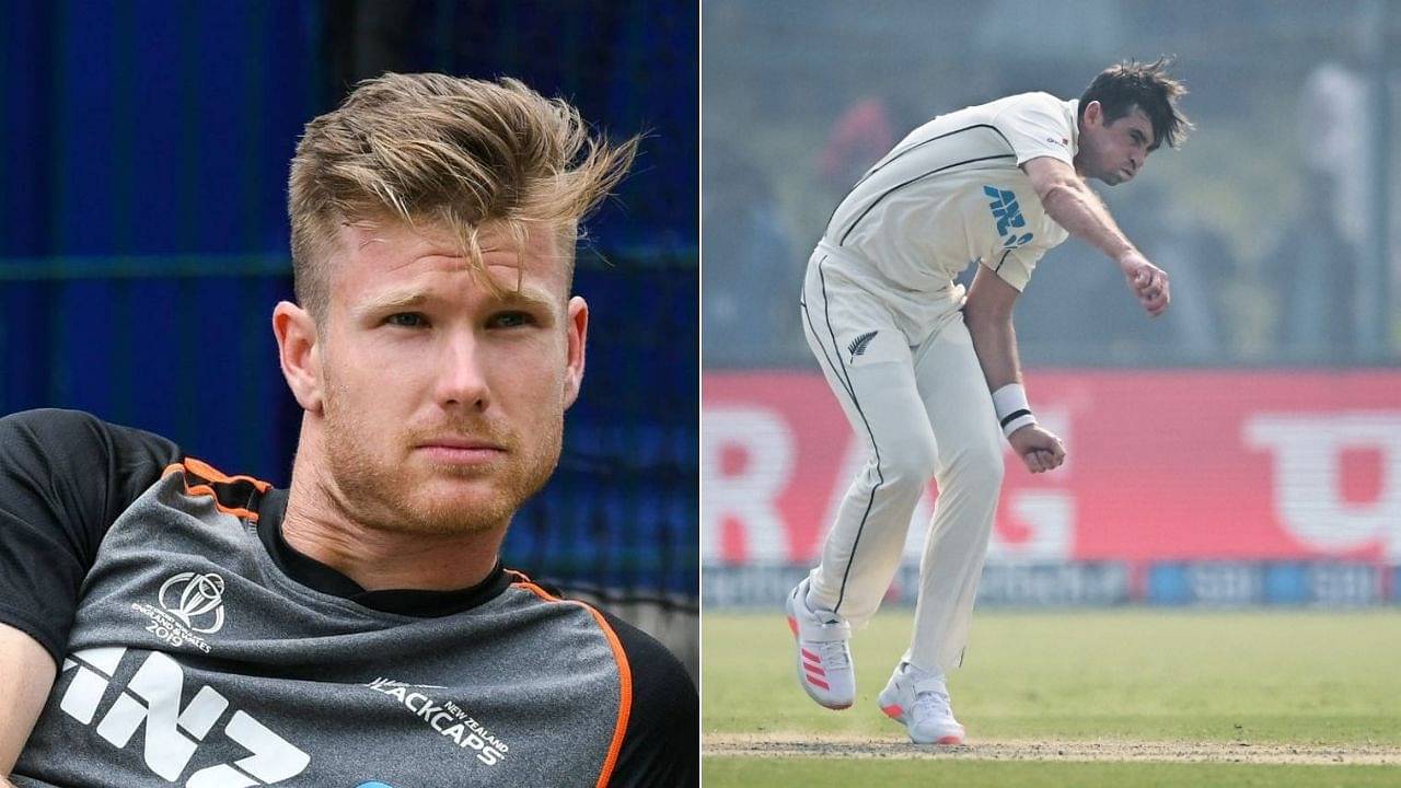"So good": Jimmy Neesham thinks highly of Tim Southee as he dismisses Mayank Agarwal and R Jadeja in same over of Kanpur Test