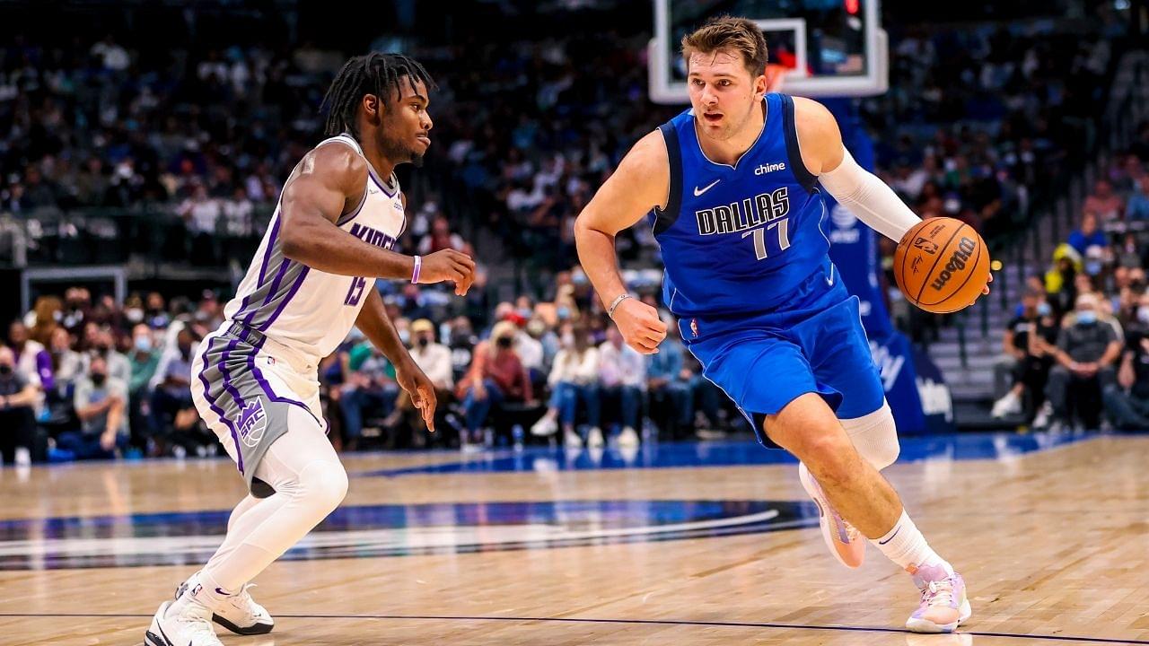"I love logo shots more than normal threes!": Luka Doncic gets hilariously candid about his shot selection after draining an incredible logo three against the Kings