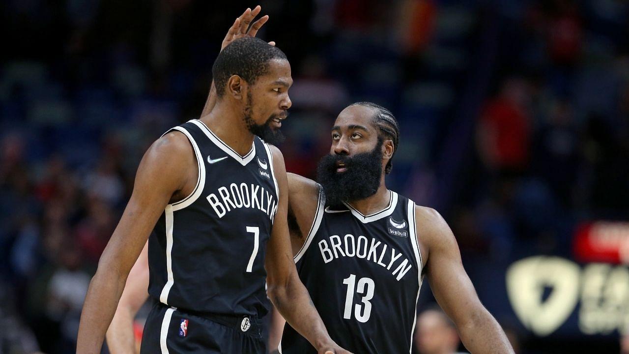 "It isn't my fault they boo Kevin Durant in OKC!": Nets' James Harden shrugs off a question, talks about facing Stephen Curry and the Warriors