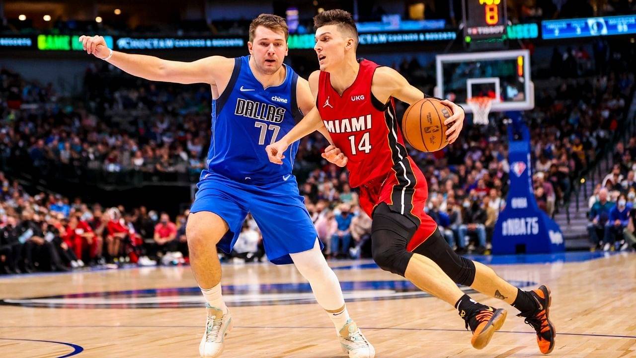 "Tyler Herro has been better than Luka Doncic and Trae Young this season?!": Heat star's averages reveal just how incredible he has been in his revenge season