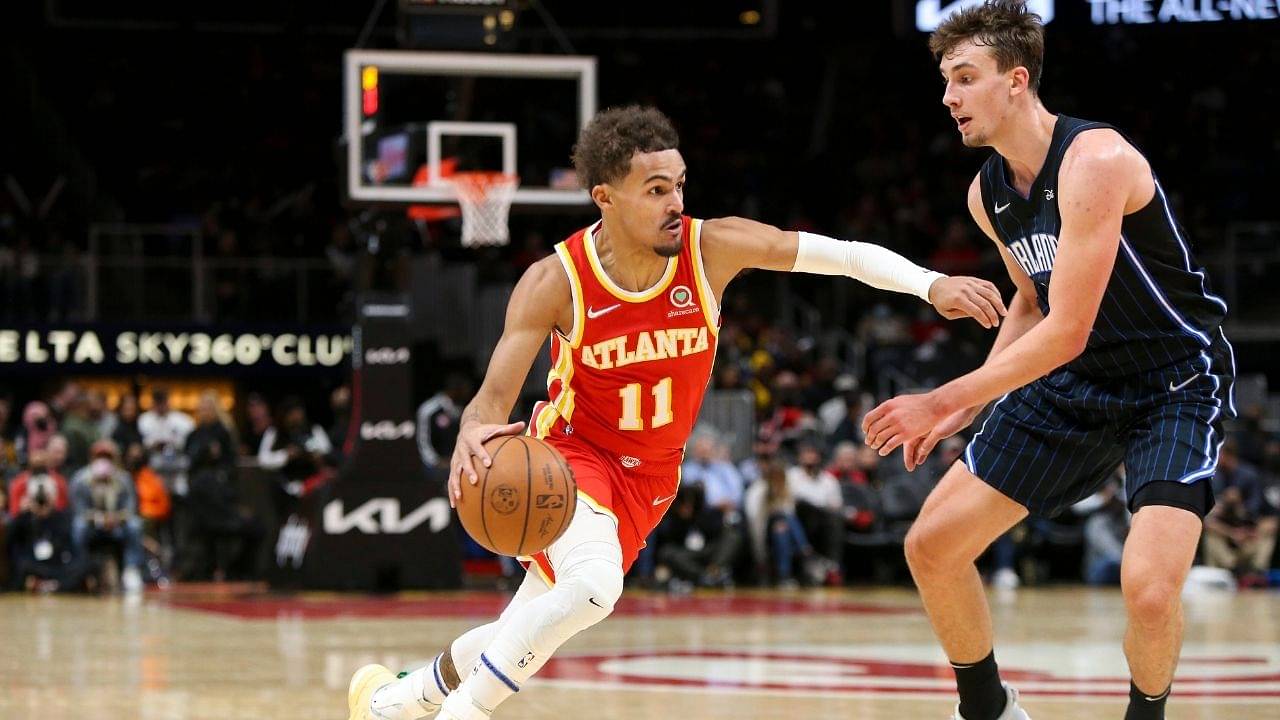 "I encourage coaches to stick their big guards on me": Trae Young comments on Franz Wagner and his physical brand of defense as Hawks beat Orlando Magic to go 6-9