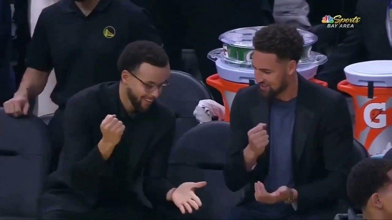 "Stephen Curry and Klay Thompson really played Rock Paper Scissors to introduce Andre Iguodala!": When the Splash Brothers used the classic game to find who would welcome the crowd favorite Iggy back
