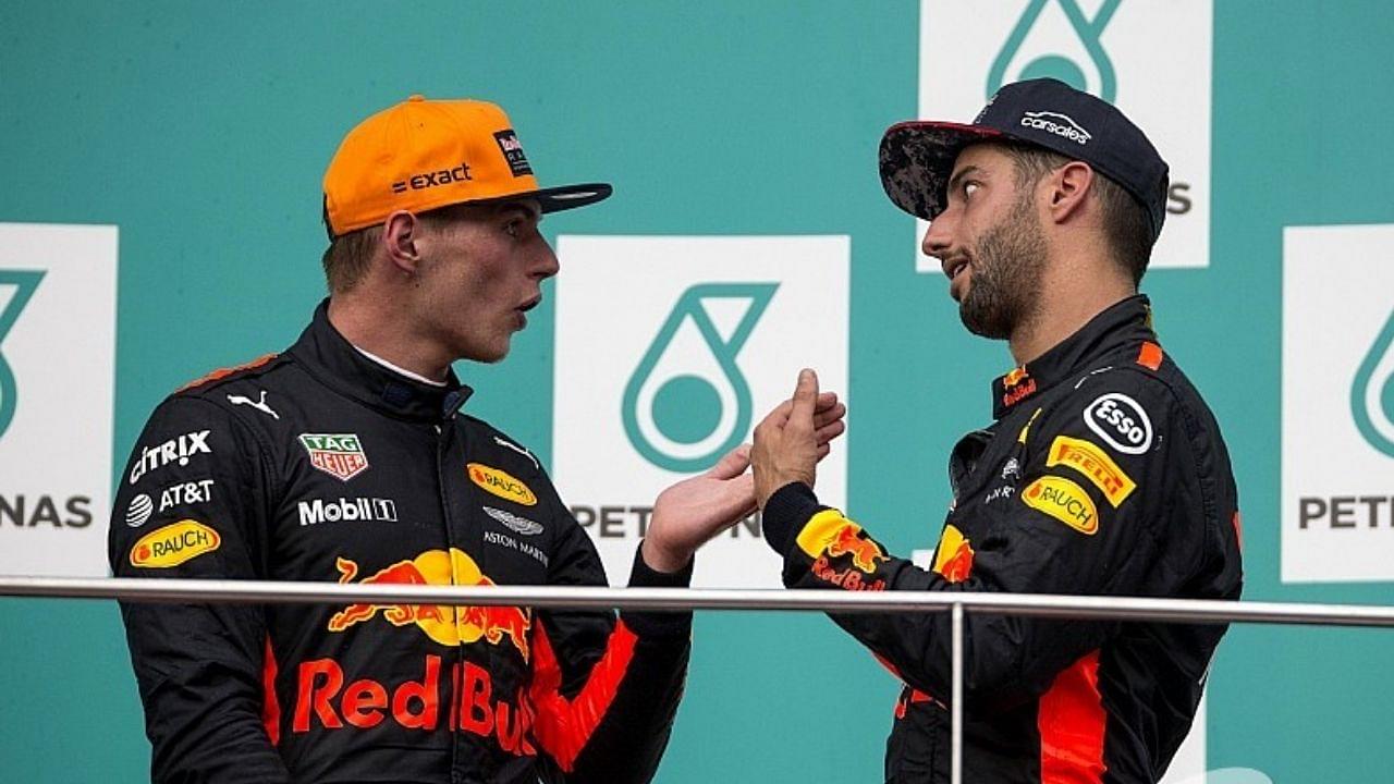 "There was definitely a lot of tension": Daniel Ricciardo opens up about his relationship with former teammate Max Verstappen