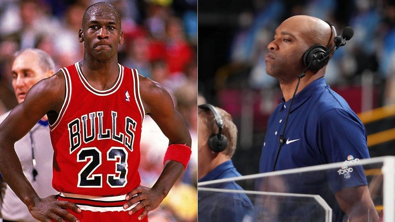 "Take Michael Jordan who was battered and bruised and was f*c*ed up running around, off the screens, through the paint and put him in the rules today": Vince Carter describes how MJ would have fared in today's NBA